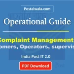 Operational Guide for Complaint Management Explain for customers, operator, supervisor with PDF Postalwala