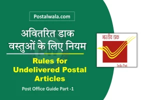 अवितरित डाक वस्तुओं के लिए नियम (Rules for Undelivered Postal Articles)